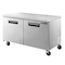 Maxx Cold Freezer 12 cu.ft., Double Door, Undercounter Commercial, Stainless Steel MXCF48U - alternate 1